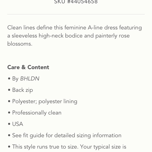 BHLND Dress. - Picture 4 of 5